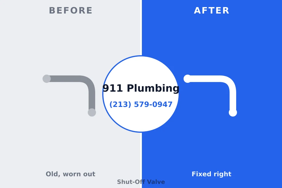 Before and after: plumbing company Baldwyn, MS